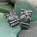 Silver Owl Stud Earrings | Post Earrings | Wiccan Center