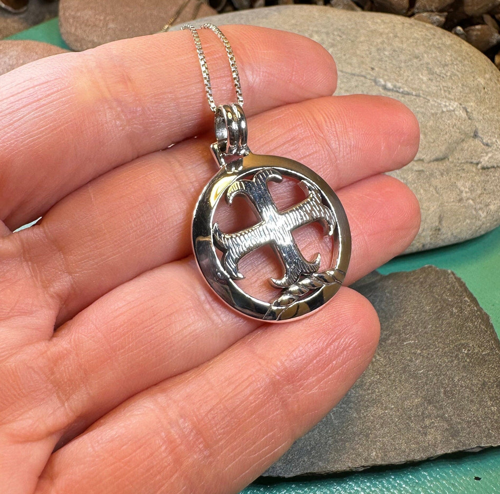 Knight's Templar Celtic Cross Necklace in Sterling Silver | Pendant | Wiccan Center
