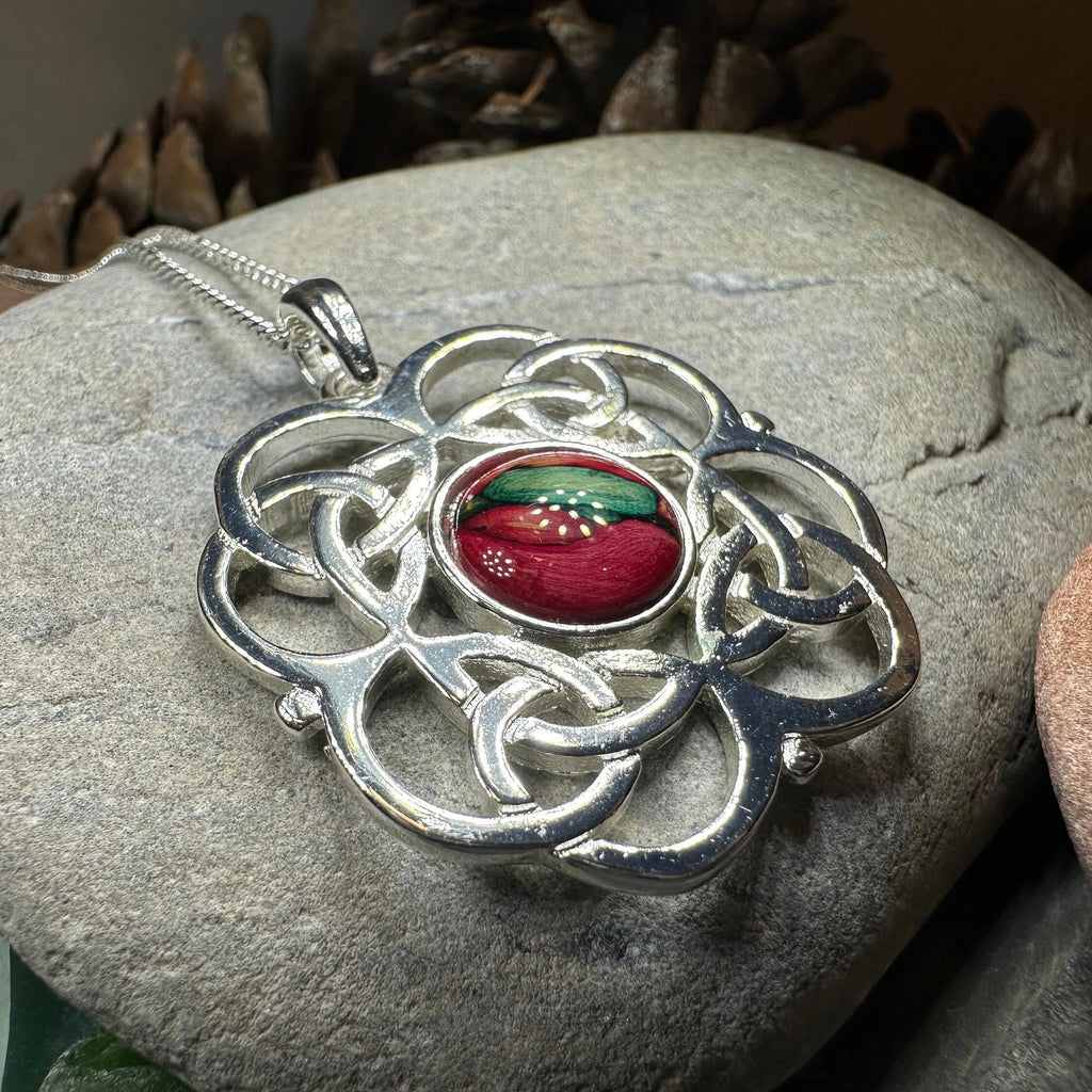 Heathergems Celtic Knot Necklace — Scotland Jewelry | Pendant | Wiccan Center