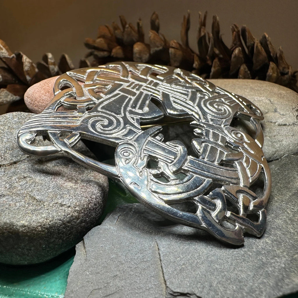 Large Celtic Cara Brooch - Handmade in Scotland | Brooch | Wiccan Center
