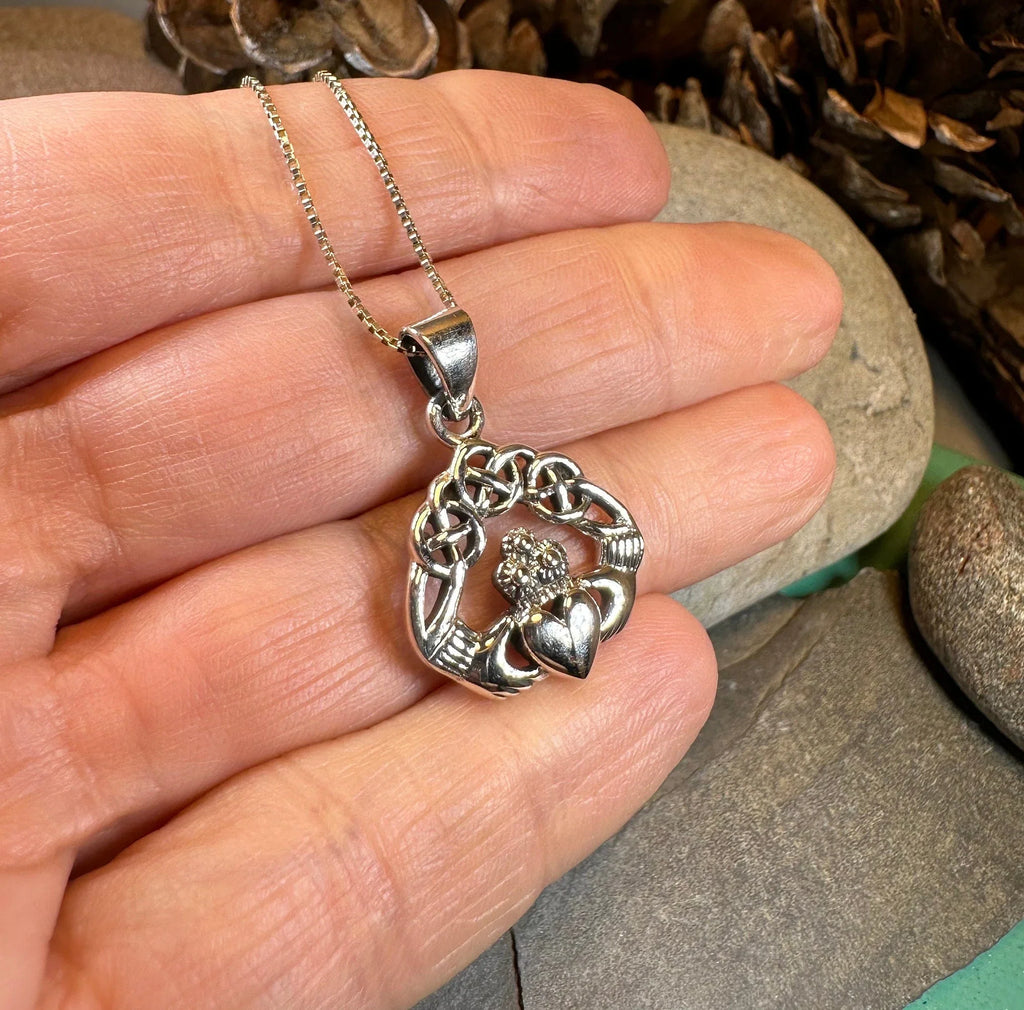 Claddagh Heart Necklace | Pendant | Wiccan Center