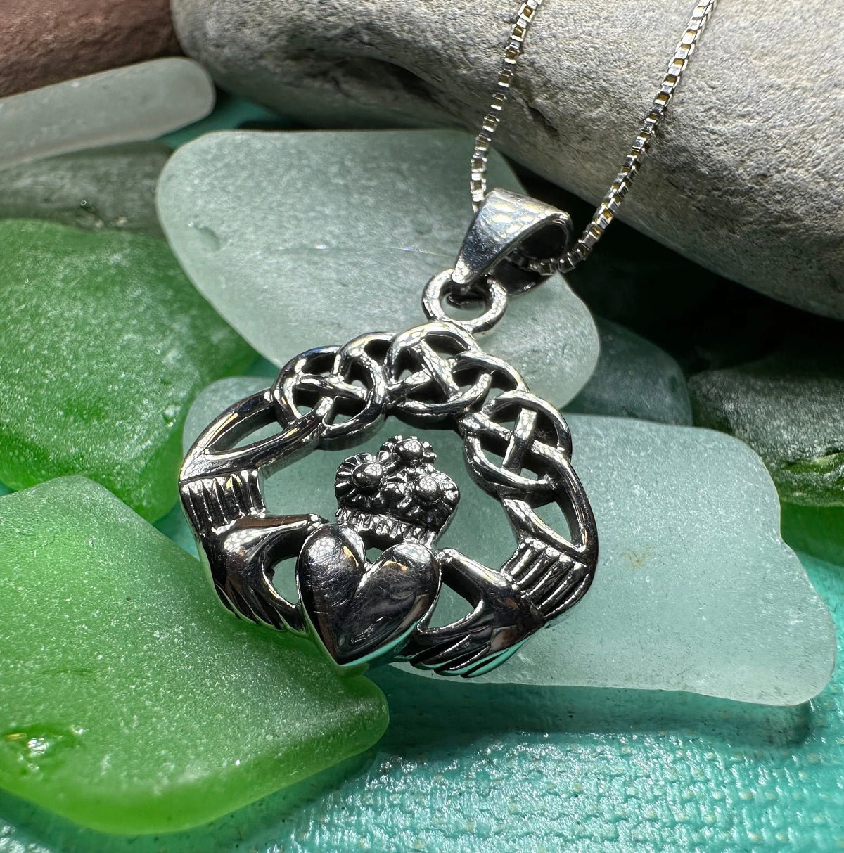 Claddagh Heart Necklace | Pendant | Wiccan Center