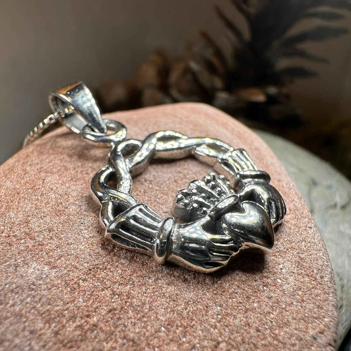 Shanagolden Claddagh Necklace | Pendant | Wiccan Center
