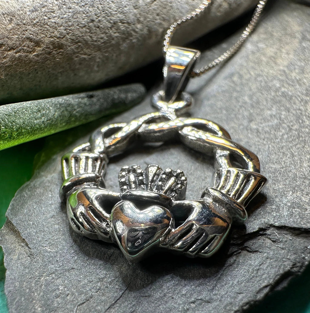 Shanagolden Claddagh Necklace | Pendant | Wiccan Center