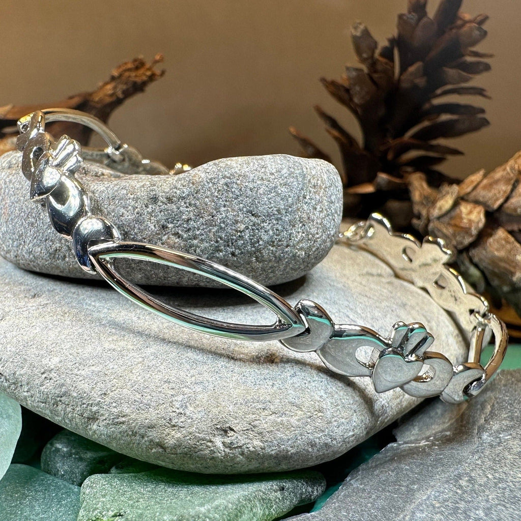 Elegant Irish Claddagh Bracelet | Bracelet | Wiccan Center