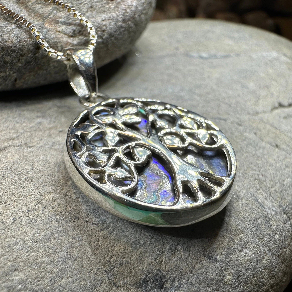 Valene Tree of Life Necklace in Sterling Silver | Pendant | Wiccan Center