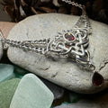 Celtic Queen Necklace in Sterling Silver