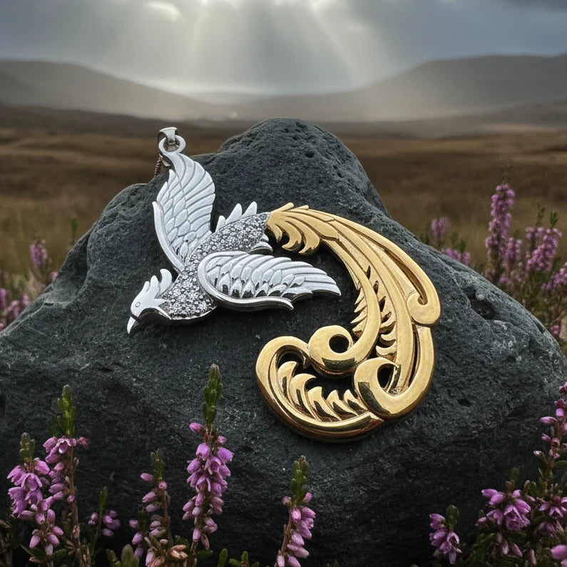Firesong Phoenix Necklace | Pendant | Wiccan Center