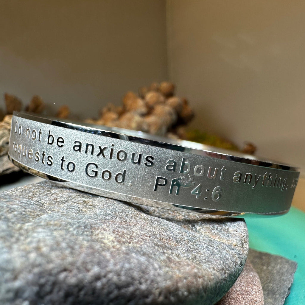 Steel Christian Prayer Bracelet | Bracelet | Wiccan Center