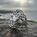 Irish Lace Claddagh Ring in Sterling Silver | Ring | Wiccan Center