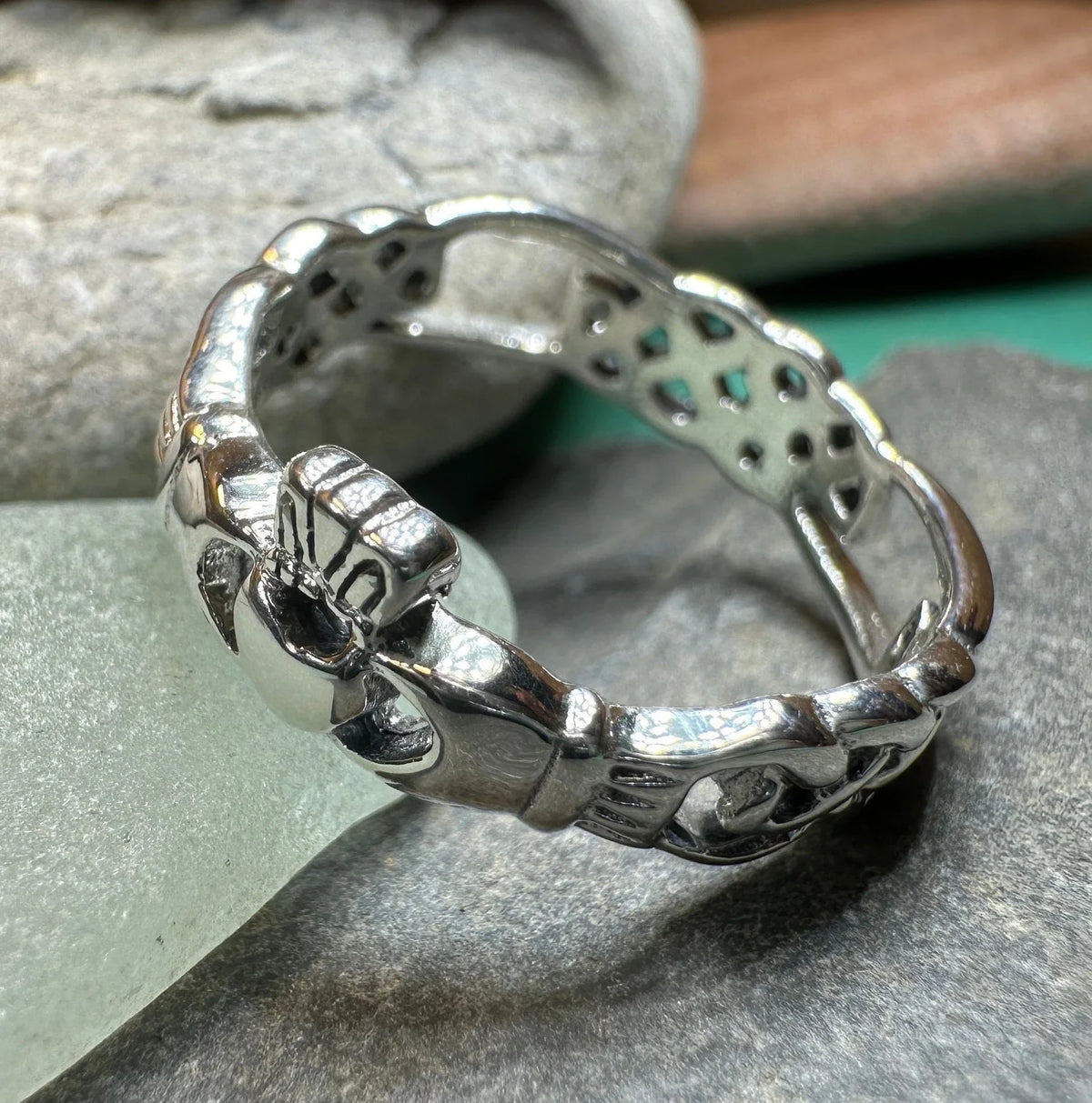 Folklore Irish Claddagh Ring in Sterling Silver | Ring | Wiccan Center