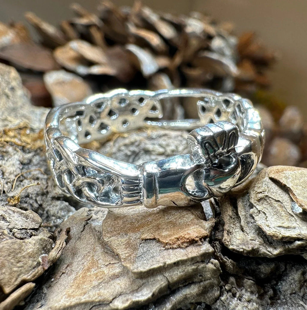 Folklore Irish Claddagh Ring in Sterling Silver | Ring | Wiccan Center