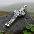 The Quinn Irish Harp Celtic Cross Necklace | Pendant | Wiccan Center