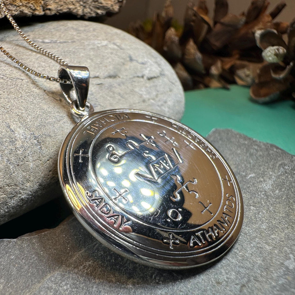 Archangel Michael Sigil Pendant in Sterling Silver | Pendant | Wiccan Center