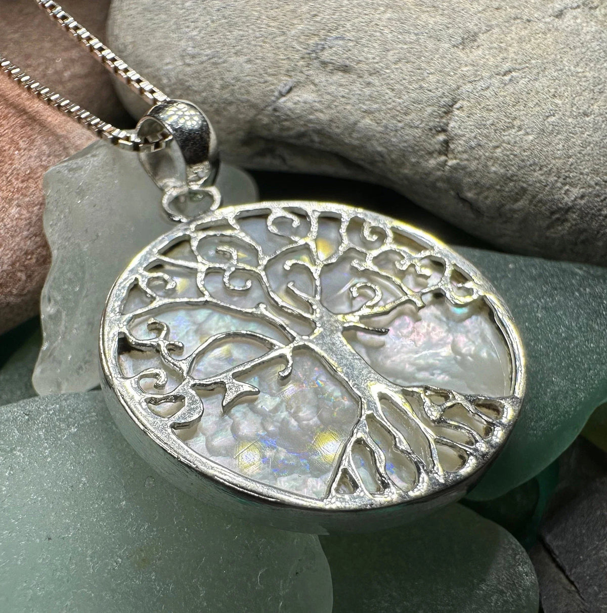 Leandra Tree of Life Necklace in Sterling Silver | Pendant | Wiccan Center