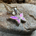 Petite Opal Butterfly Necklace | Pendant | Wiccan Center
