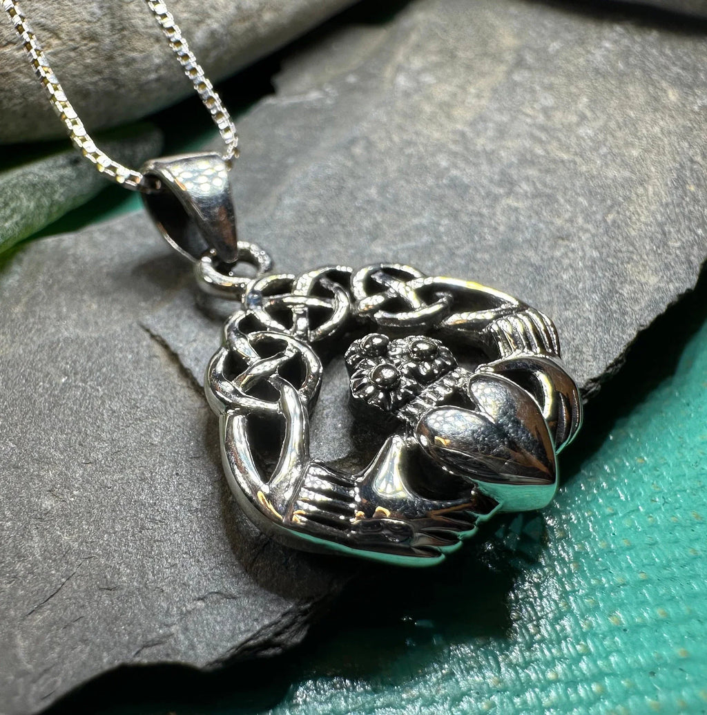 Claddagh Heart Necklace | Pendant | Wiccan Center