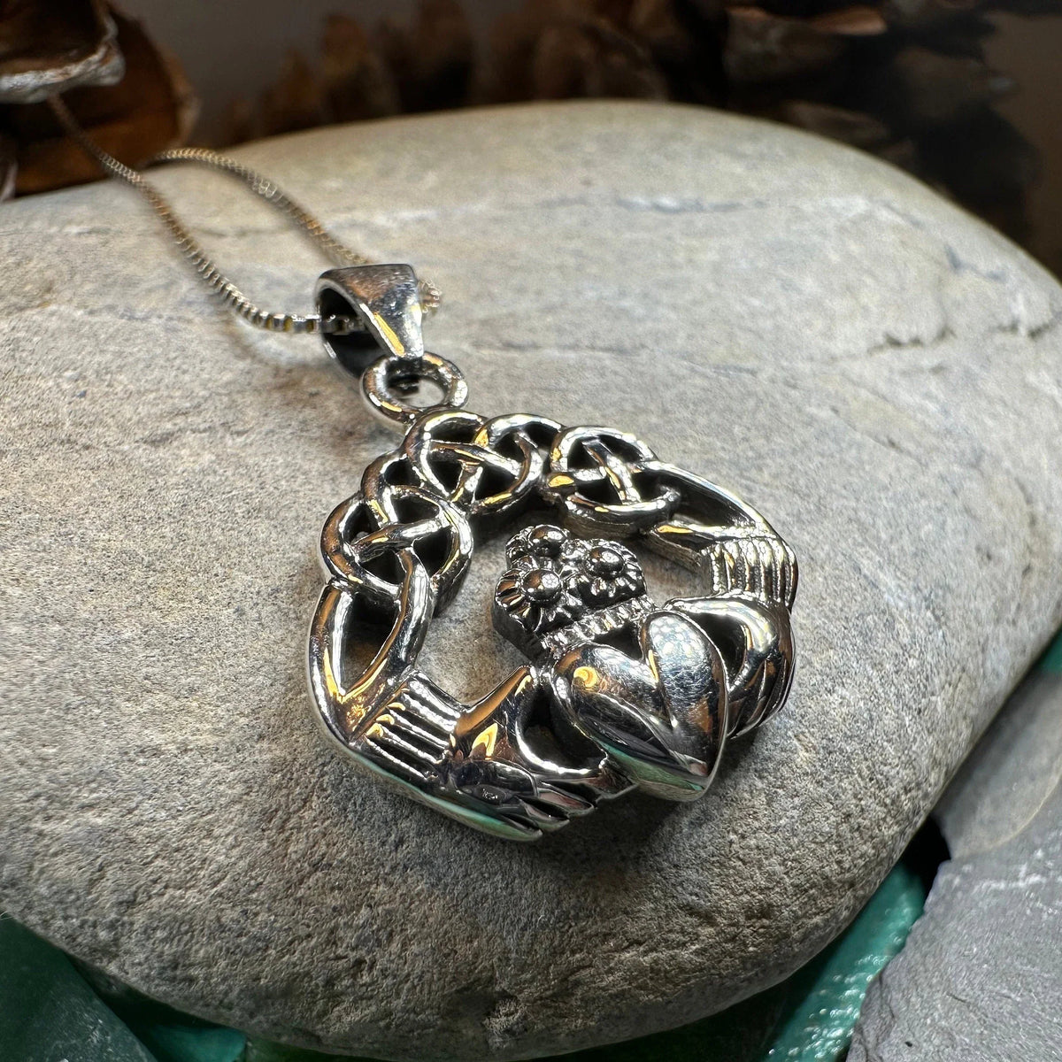 Claddagh Heart Necklace | Pendant | Wiccan Center