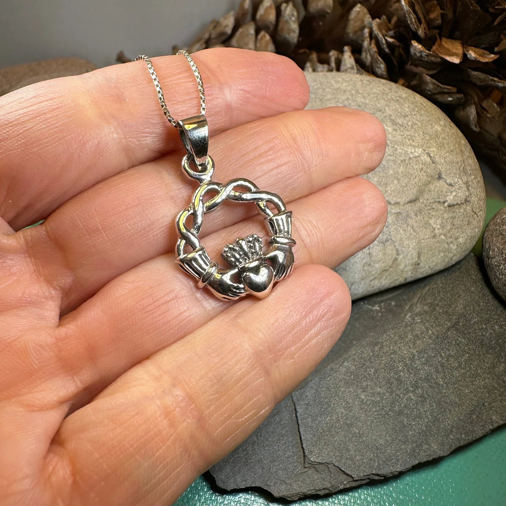 Shanagolden Claddagh Necklace | Pendant | Wiccan Center
