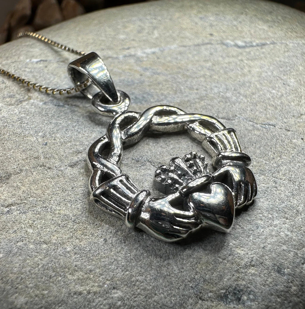 Shanagolden Claddagh Necklace | Pendant | Wiccan Center