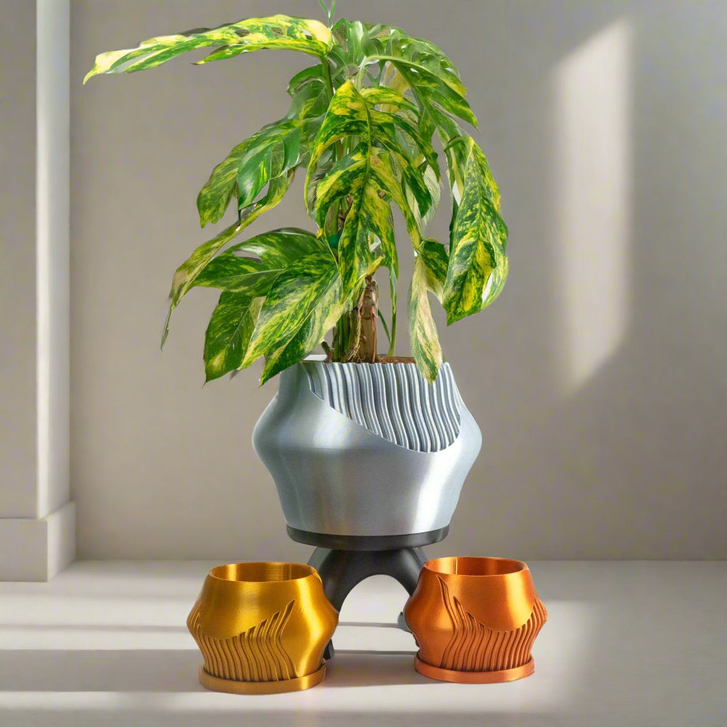 Rorqual Cascade Plant Pot with Drainage | Pots & Planters | Wiccan Center