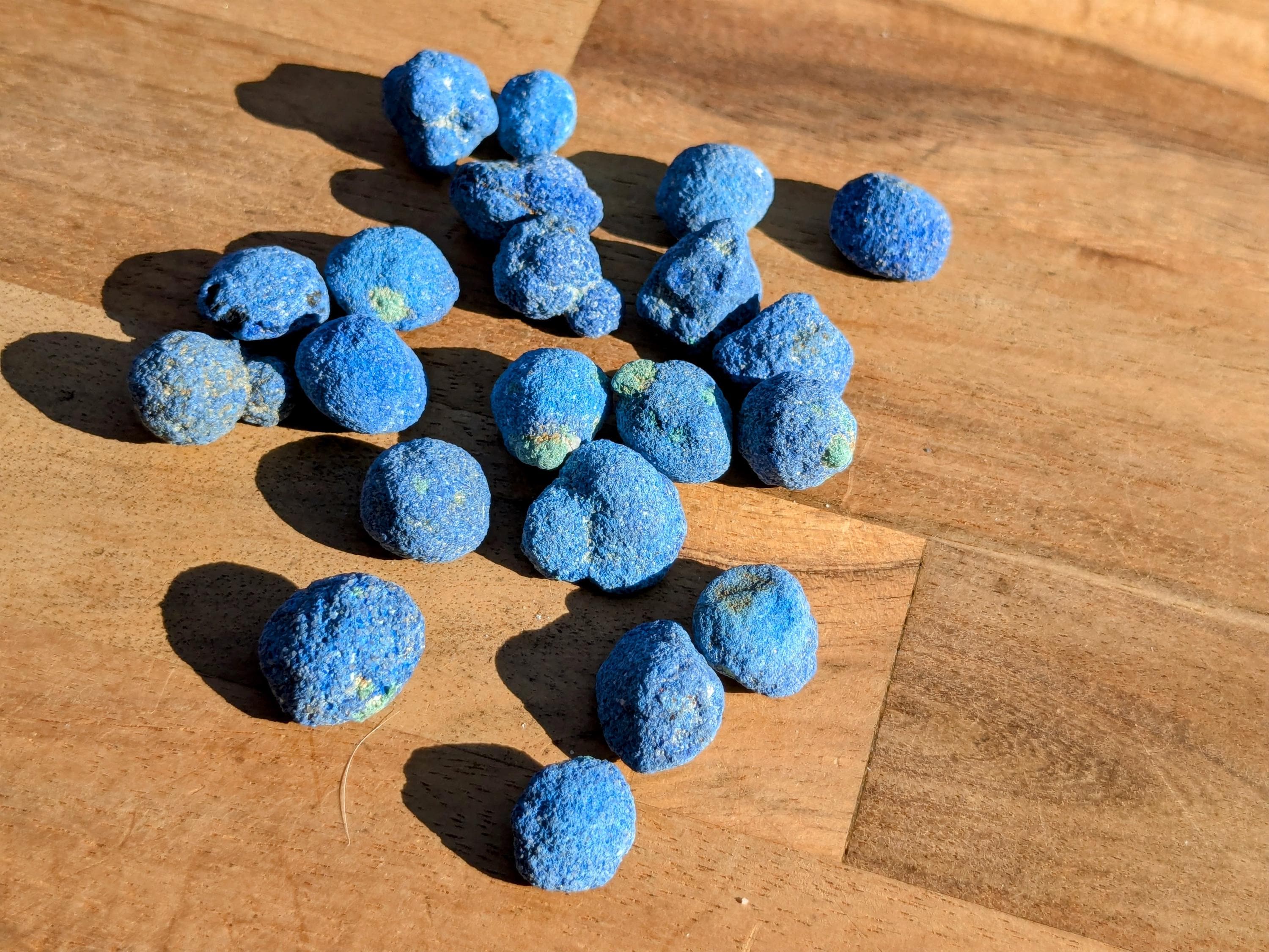 Rare Genuine Azurite Blueberries | | Wiccan Center