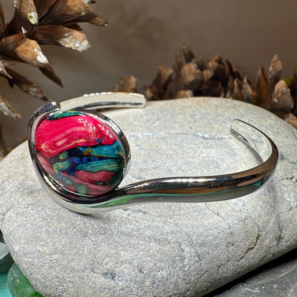 Scotland Heathergems Bracelet - Handmade in Scotland | Cuff Bracelet | Wiccan Center