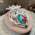 Heathergems Luckenbooth Sterling Silver Brooch - Handmade in Scotland | Brooch | Wiccan Center