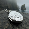 Irish Claddagh Locket Necklace in Sterling Silver | Locket | Wiccan Center