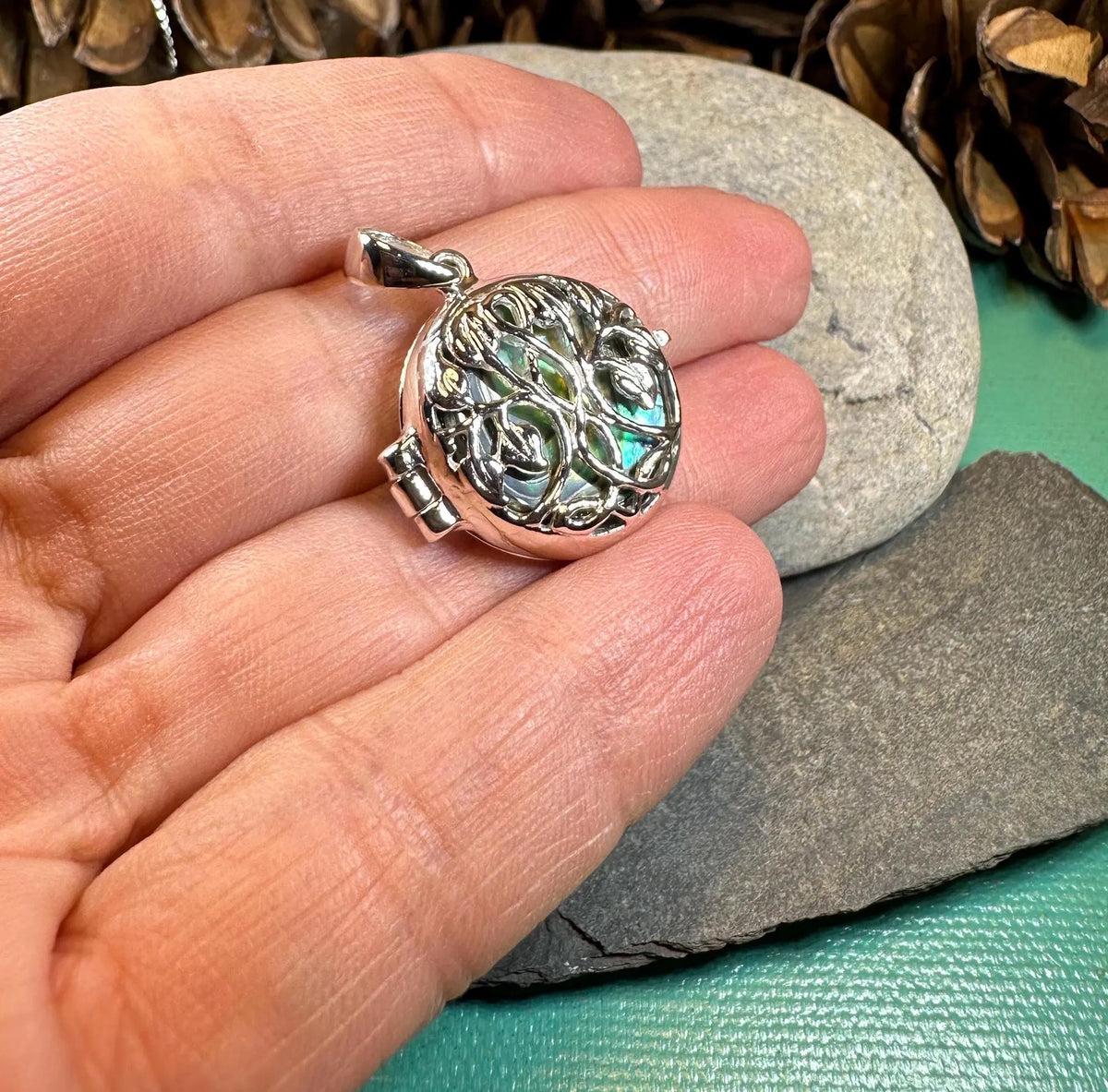 Ceangailte Celtic Tree Locket Necklace | Locket | Wiccan Center