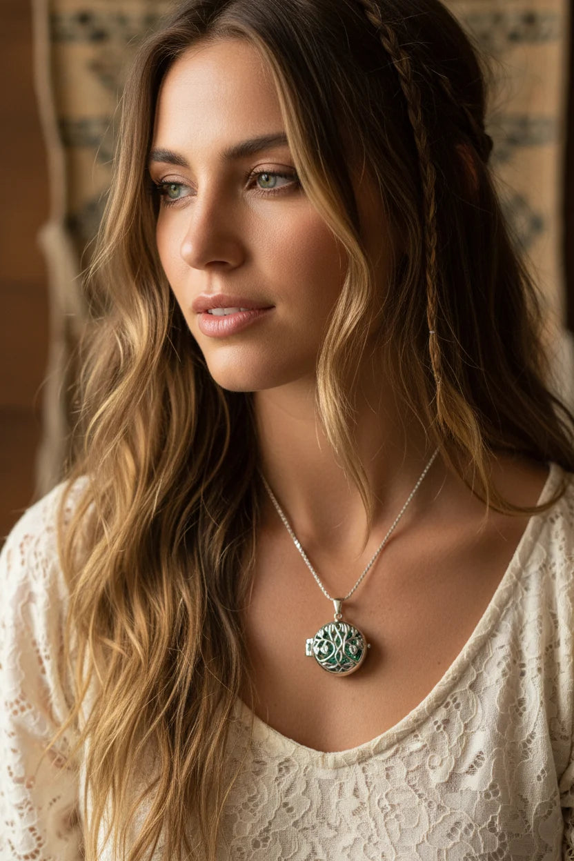 Ceangailte Celtic Tree Locket Necklace | Locket | Wiccan Center