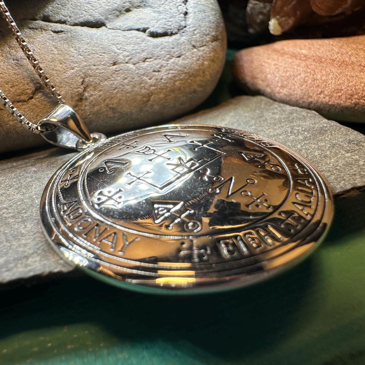 Large Archangel Uriel Sigil Pendant in Sterling Silver | Pendant | Wiccan Center