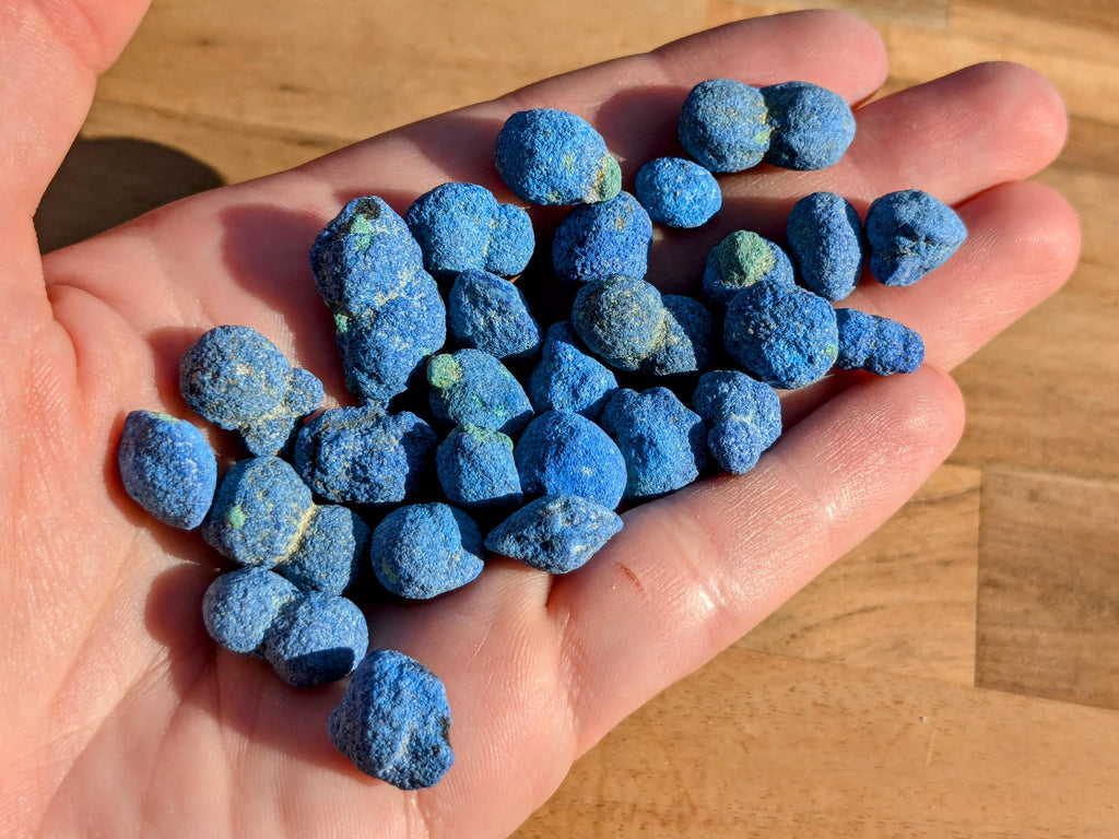 Rare Genuine Azurite Blueberries | | Wiccan Center