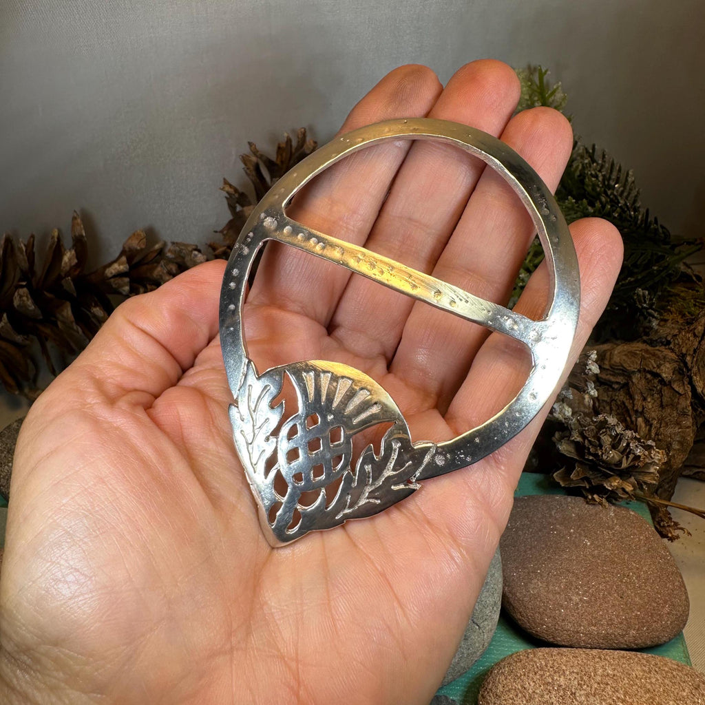 Celtic Thistle Scarf Ring - Handmade in Scotland | Scarf Ring | Wiccan Center