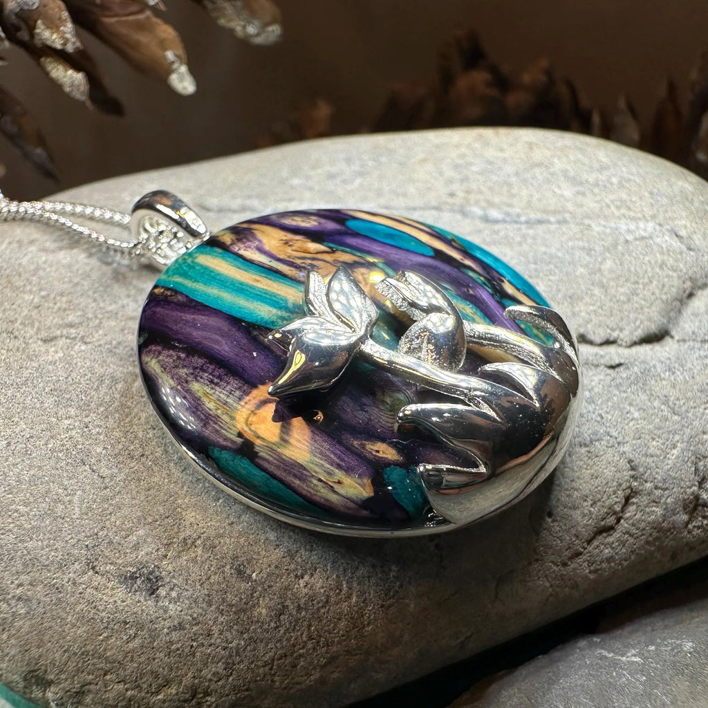 Heathergems Celtic Flower Necklace - Handmade in Scotland | Pendant | Wiccan Center