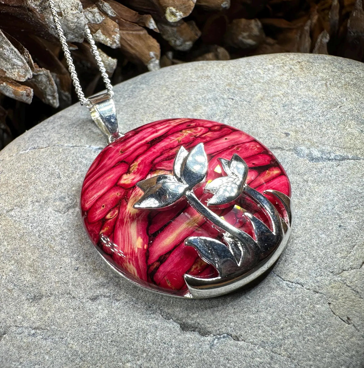 Heathergems Celtic Flower Necklace - Handmade in Scotland | Pendant | Wiccan Center