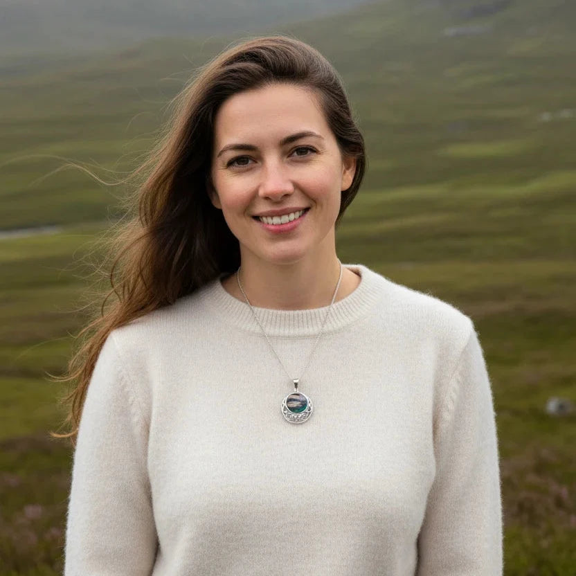 Scottish Heathergems Orla Necklace - Handmade in Scotland | Pendant | Wiccan Center