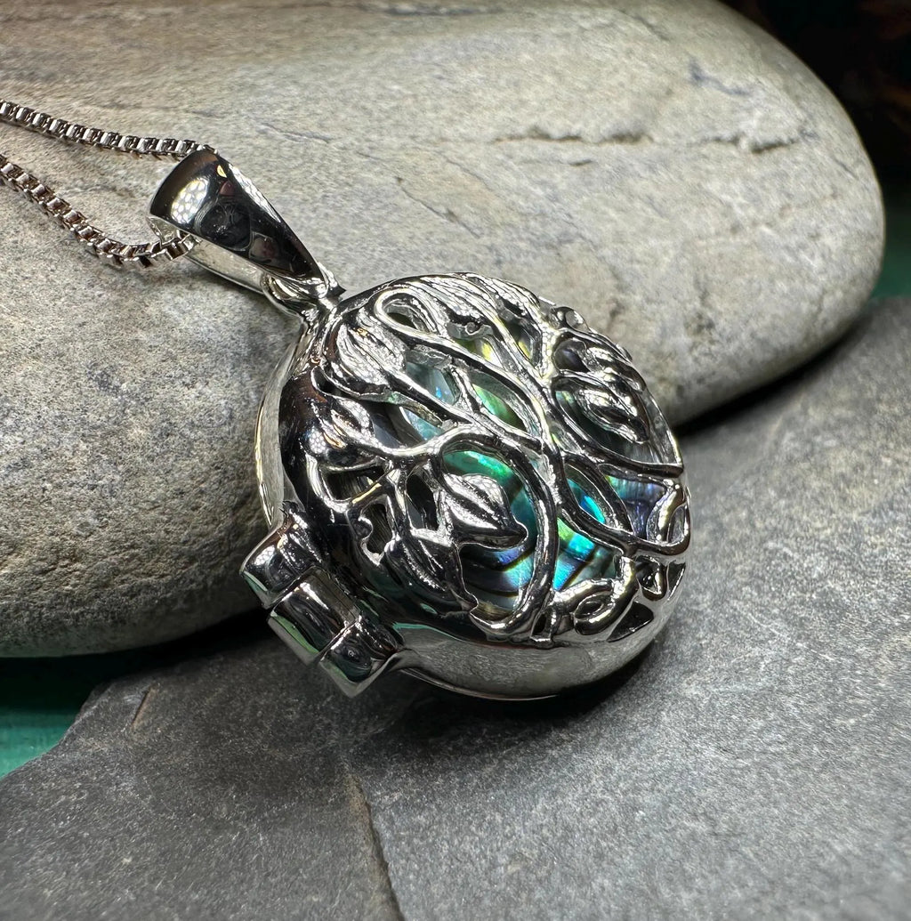 Ceangailte Celtic Tree Locket Necklace | Locket | Wiccan Center