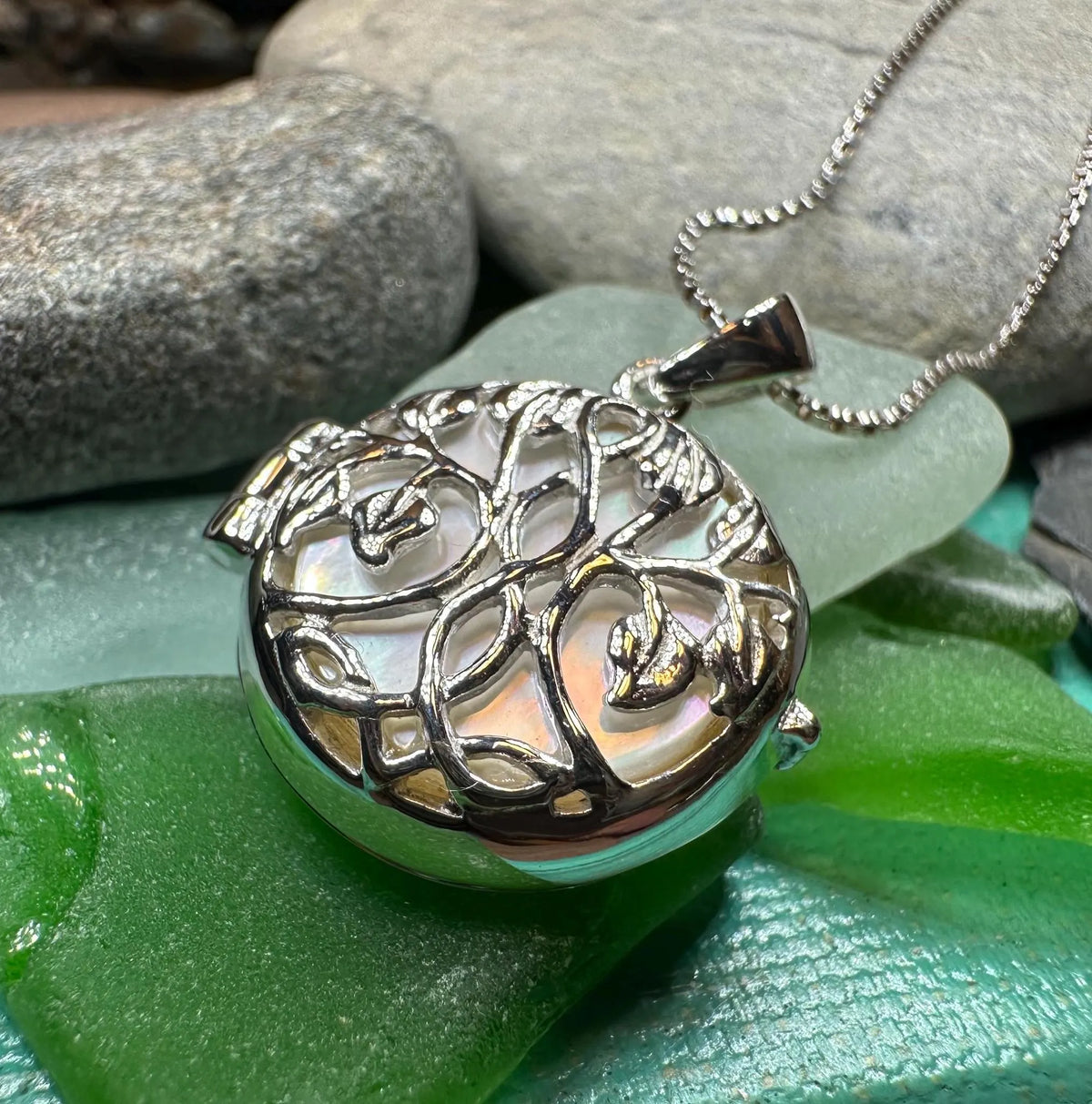 Ceangailte Celtic Tree Locket Necklace | Locket | Wiccan Center