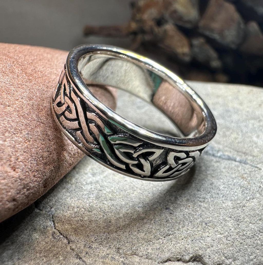 Dàil Celtic Ring in Sterling Silver | Ring | Wiccan Center