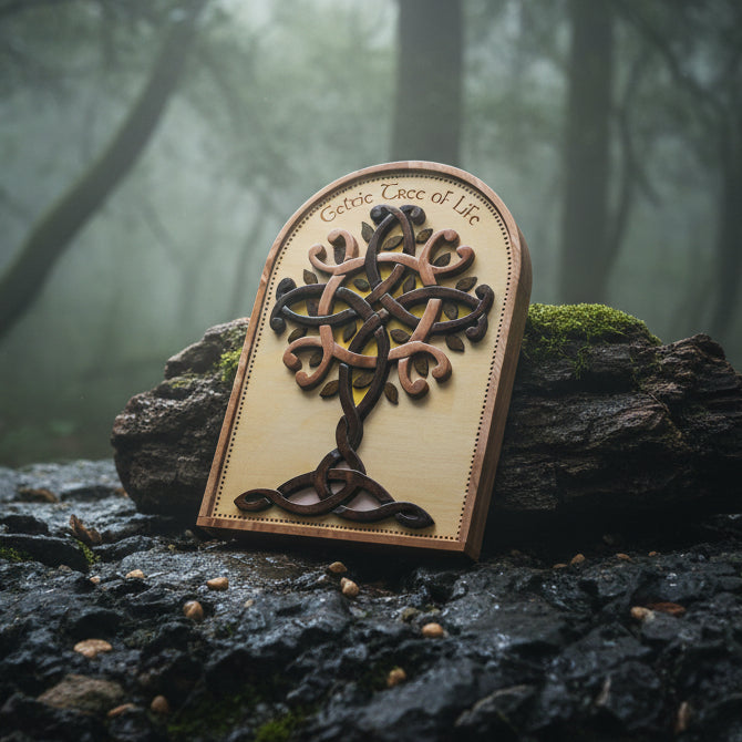 Wooden Celtic Tree of Life Wall Plaque | Gifts | Wiccan Center