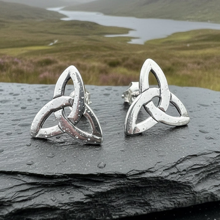 Zephyr Celtic Trinity Knot Earrings | Post Earrings | Wiccan Center