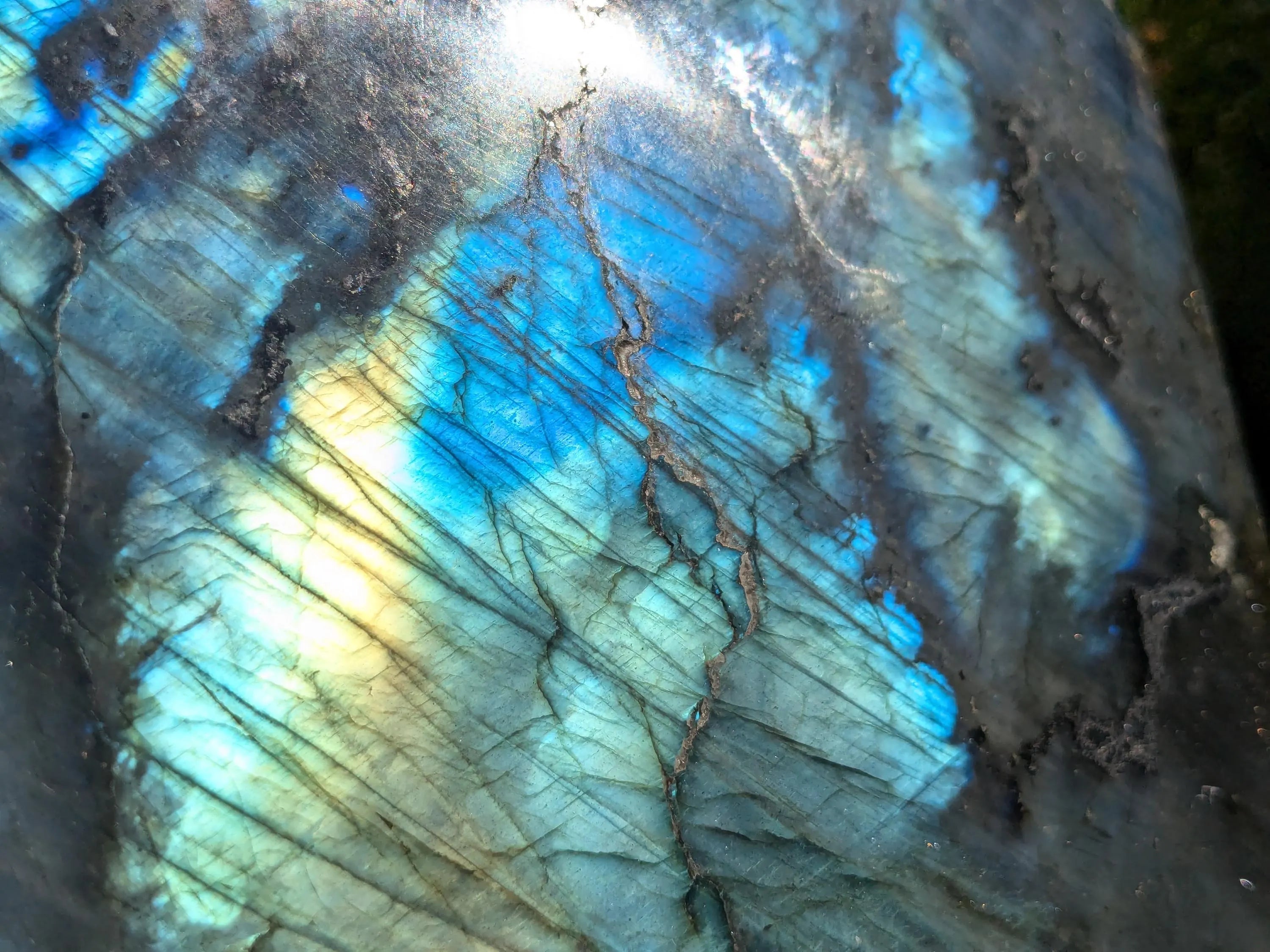 Labradorite One-Sided Freeform - OOAK | | Wiccan Center