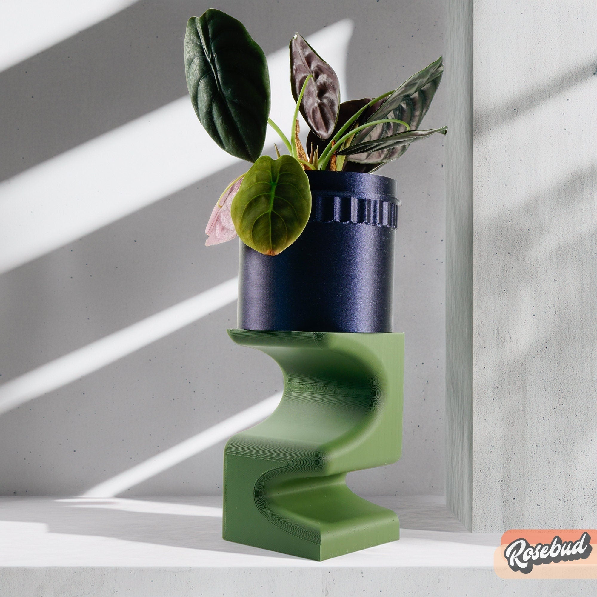 Plant Stand for Indoor Plant Pots - Perfect for House Plants and Plant Lovers, Gift for Plant Lover, Art Deco Planter Stands, Contour | plant stand | Wiccan Center