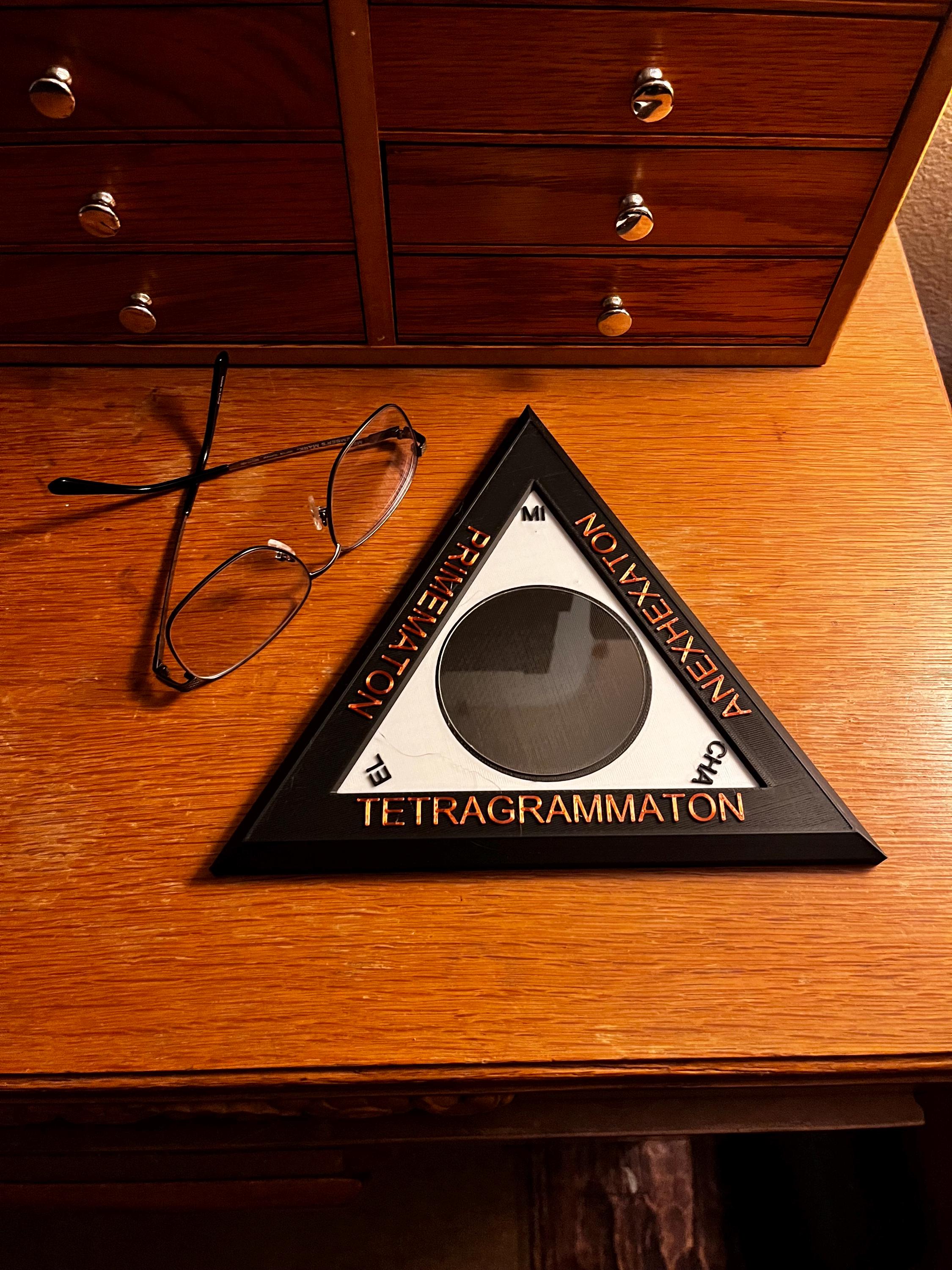 Triangle of the Art (3D Printed PLA Plastic) | | Wiccan Center