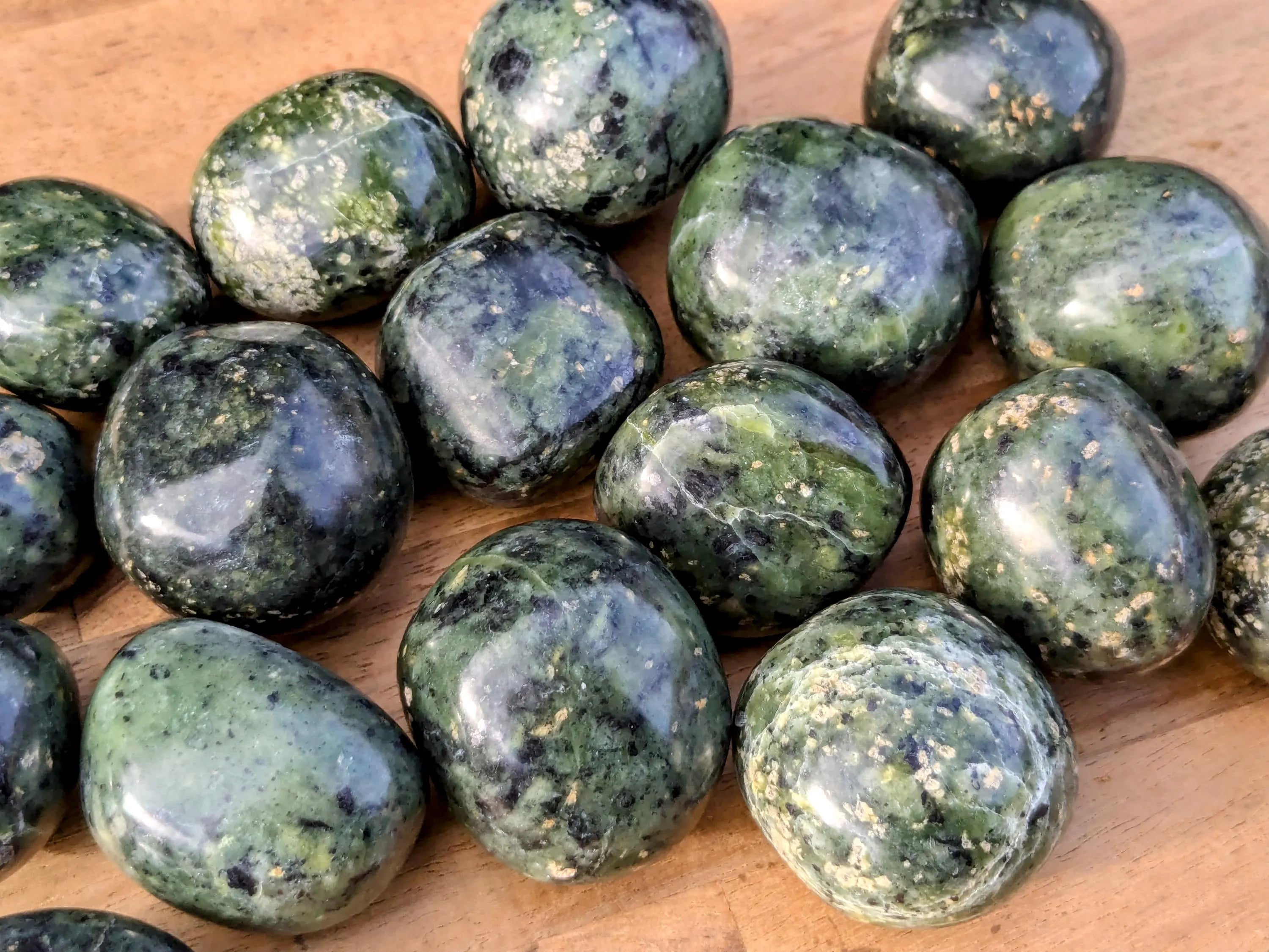 Nephrite Jade Tumbled Stones | | Wiccan Center