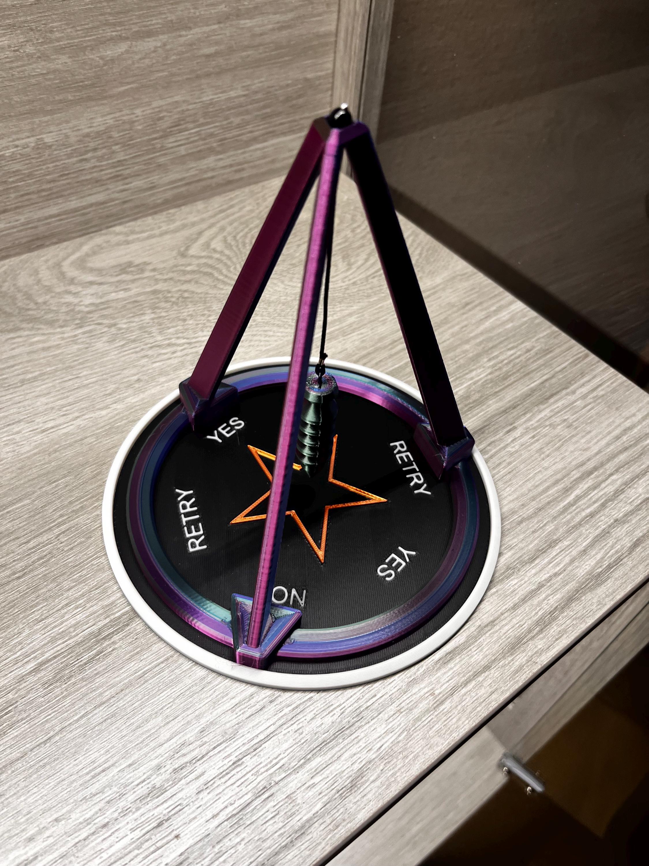 Pendulum Board (3D Printed PLA Plastic) | | Wiccan Center
