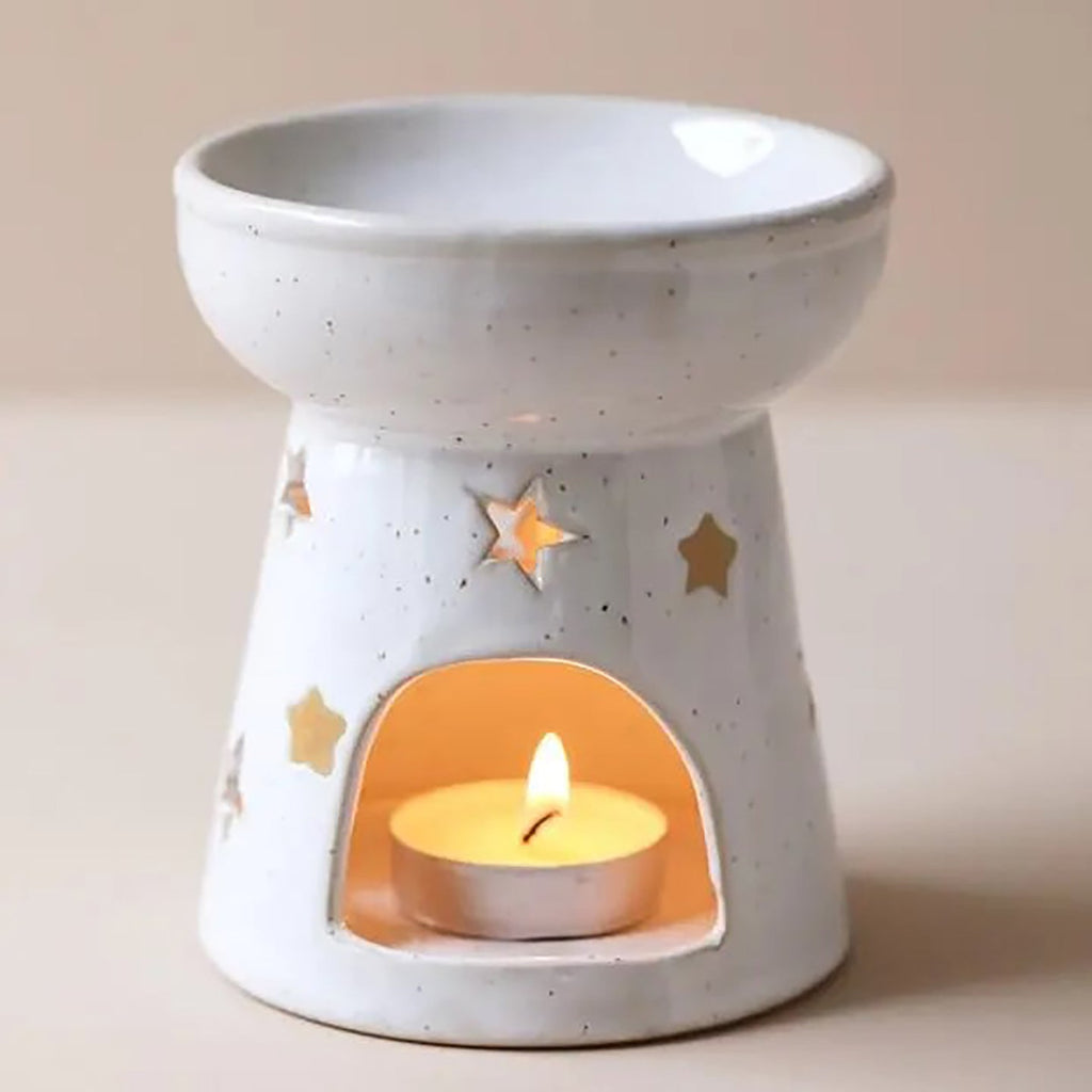 Starry Wax Melt Warmer Ceramic | Wax Melt Warmer | Wiccan Center