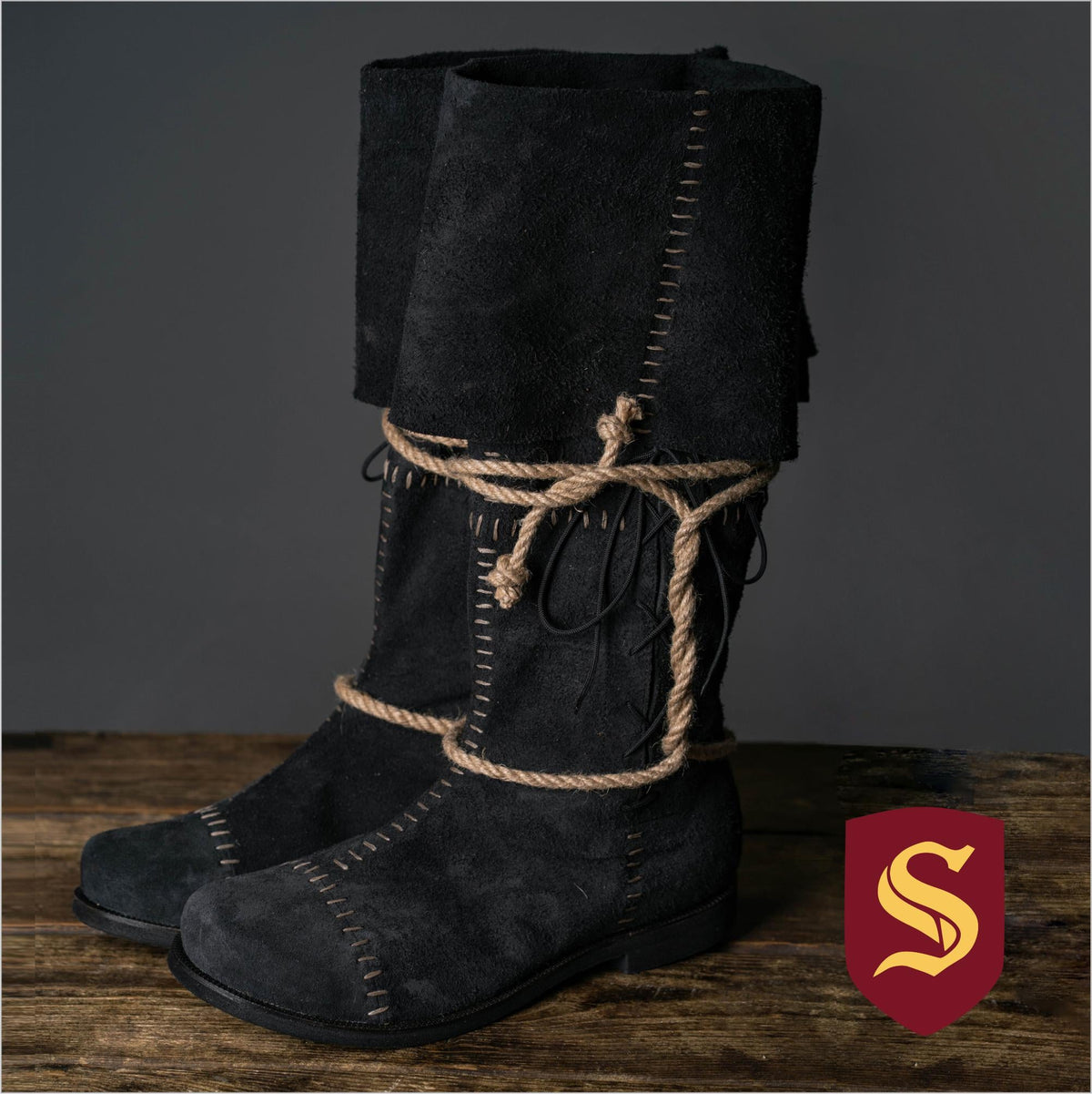 Aragorn's Black Suede Boots | Boots | Wiccan Center