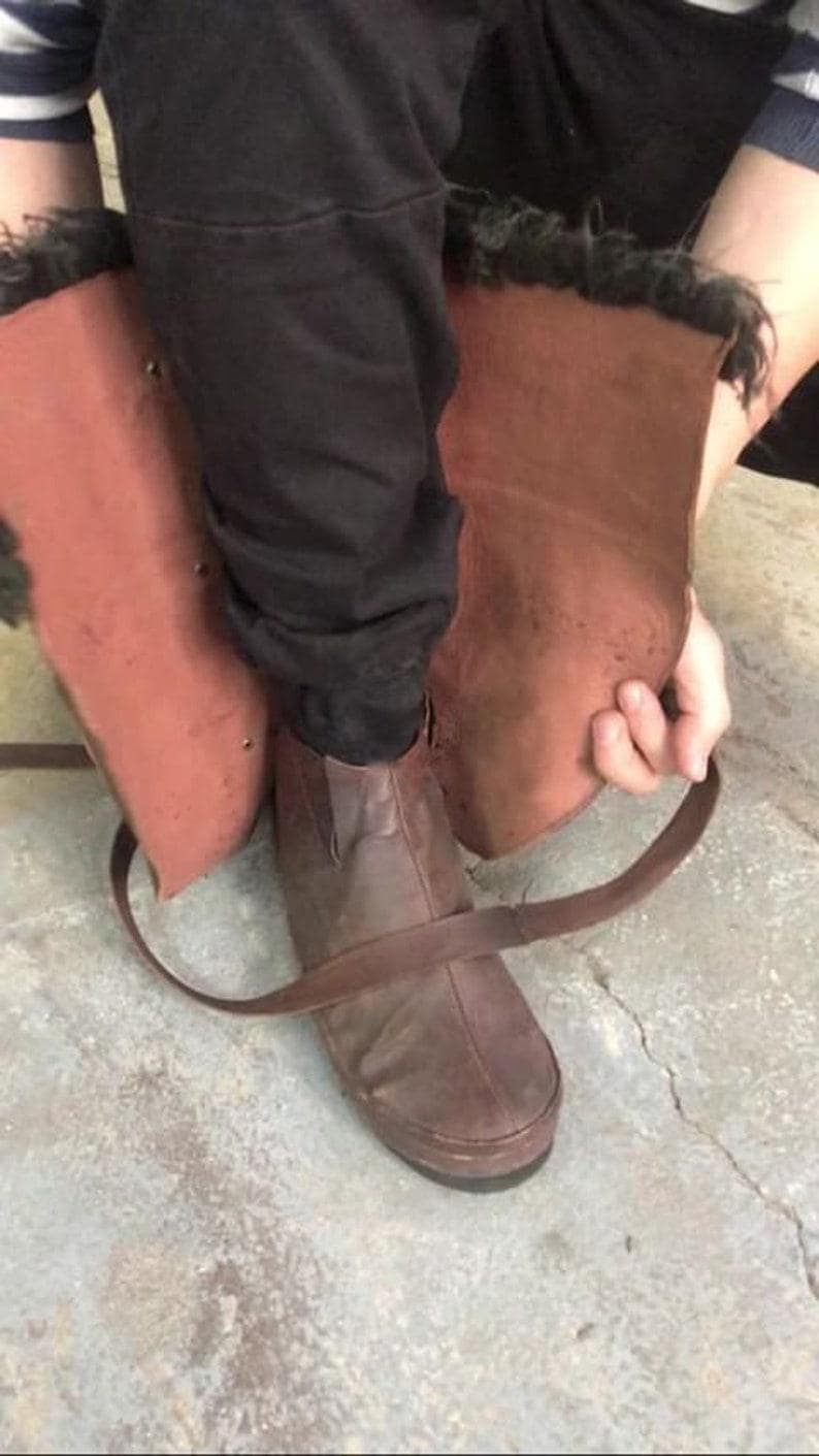 Black High Leather Boots "Assassin" | Boots | Wiccan Center